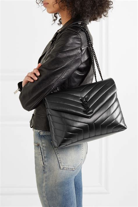 zaino loulou ysl|Saint Laurent Loulou Medium YSL Shoulder Bag in Quilted Leather.